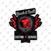 SKL12 Custom Servis Kurukafa Etiketi