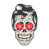 SKL26 Elvis Sacli Sugar Skull Kurukafa Etiketi