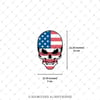 SKL31 Amerikan Kurukafa Etiketi