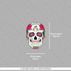 SKL6 Sugar Skull Kurukafa Etiketi