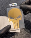SKL60 Mat Altın Kurukafa Stickerı | Fırsat Ürünü