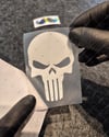 SKL60 Mat Beyaz Kurukafa Stickerı | Fırsat Ürünü