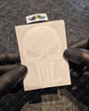 SKL60 Mat Beyaz Kurukafa Stickerı | Fırsat Ürünü