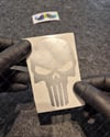 SKL60 Mat Gümüş Gri Kurukafa Stickerı | Fırsat Ürünü