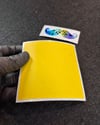 SKL60 Mat Sarı Kurukafa Stickerı | Fırsat Ürünü