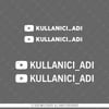 SMYTB22 Parlak Beyaz Renk YouTube Seti 4 Parca Detay Kesim