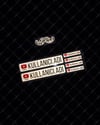 SMYTB30 Reflektif Youtube Sticker Seti 6 Parça