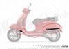 STS40 Vespa Uyumlu Yan Çıta Seti Renk Seçenekli
