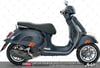 STS68 Reflektif Vespa GTS Super Tech Uyumlu Yan Çita Seti