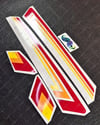 STS69 Vespa Uyumlu Retro Yan Çıta Sticker Seti Renk Seçenekli