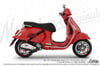 STS70 Vespa Uyumlu Yan Gövde Sticker Seti Renk Secenekli