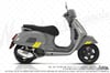 STS72 Reflektif Vespa GTS250/300 Uyumlu Yan Çita Seti