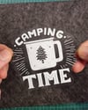 TWT10 Beyaz Eskiz Çalışma Kamp Zamanı Yazılı Etiket Şeffaf Sticker