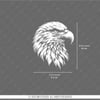 TWT16 Beyaz Çizgi Çalışma Kartal Etiketi Şeffaf Sticker