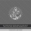 TWT9 Beyaz Eskiz Çalışma Deniz Yaşamı Yazılı Etiket Şeffaf Sticker