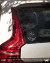 TWT9 Beyaz Eskiz Çalışma Deniz Yaşamı Yazılı Etiket Şeffaf Sticker