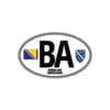 ULK25 Bosna Hersek (BA) Reflektif Ulke Etiketi