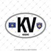 ULK29 Kosova (KV) Reflektif Ulke Etiketi