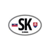 ULK31 Slovakya (SK) Reflektif Ulke Etiketi