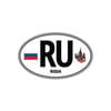 ULK37 Rusya (RU) Reflektif Ulke Etiketi