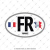 ULK46 Fransa (FR) Reflektif Ulke Etiketi