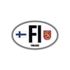 ULK49 Finlandiya (FI) Reflektif Ulke Etiketi