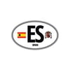 ULK52 Ispanya (ES) Reflektif Ulke Etiketi