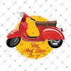VSP42 Kirmizi Scooter Etiketi