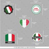 VSPBDL11 Italya Bayragi Sticker Seti