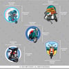 VSPBDL6 Scooter Sticker Seti
