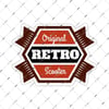 VTR1 Orjinal Retro Scooter Yazili Etiket