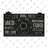 VTR10 Retro Fotograf Kamerasi Etiketi