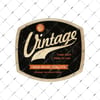 VTR18 Vintage Yazili Etiket