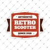VTR3 Retro Scooter Yazili Etiket