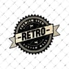 VTR8 Retro Yazili Etiket