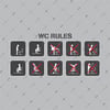 WC37 Tuvalet Kurallari Full Set