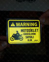 WRN40 Reflektif Motosiklet Suruculerine Saygili Olun
