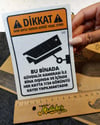 WRN45 Dikkat Binada Güvenlik Kamerası Var (Yasal Uyarı)