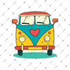 WWV11 Vintage Minibus Etiketi
