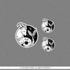 ZDC10 Reflektif Oğlak Burcu 3lü Sticker Seti