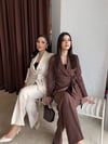 Arina Bel Detaylı Takım Bej