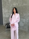 parçalı tasarım ikili takım pembe