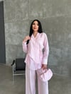 parçalı tasarım ikili takım pembe