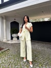 Yelek Keten Takım Sarı