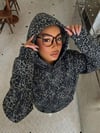  Gri Jaguar Hood 3 İplik Dijital Sweatshirt