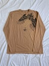 Açık Kahverengi Retro Redemption Cross Cyber Grunge Y2K Unisex Sweatshirt