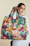 Adventure Time Characters Polyester Katlanabilir Bez Çanta