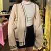 Bej Taylor Swift - Cardigan Oversize Hırka