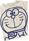 Beyaz Doraemon Unisex T-Shirt