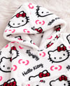 Beyaz Hello Kitty Cloudy 3'lü Peluş Sweatli Takım